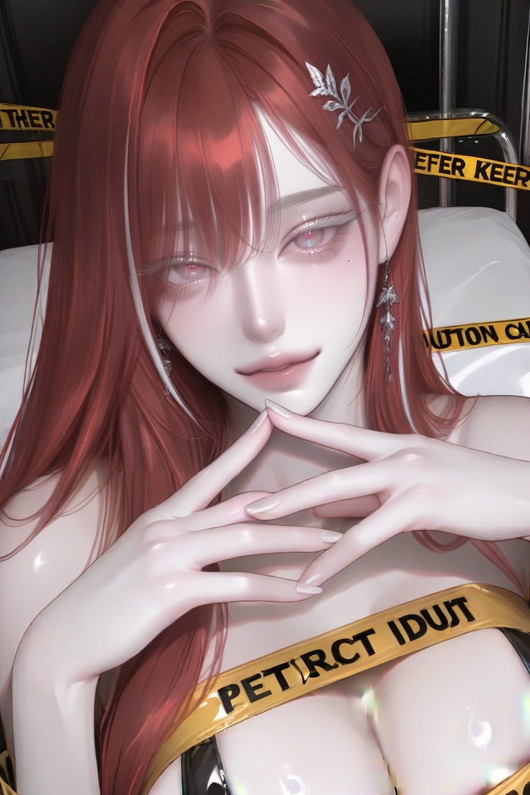 1girl ,  long hair,  pale red eyes on Tensor.Art