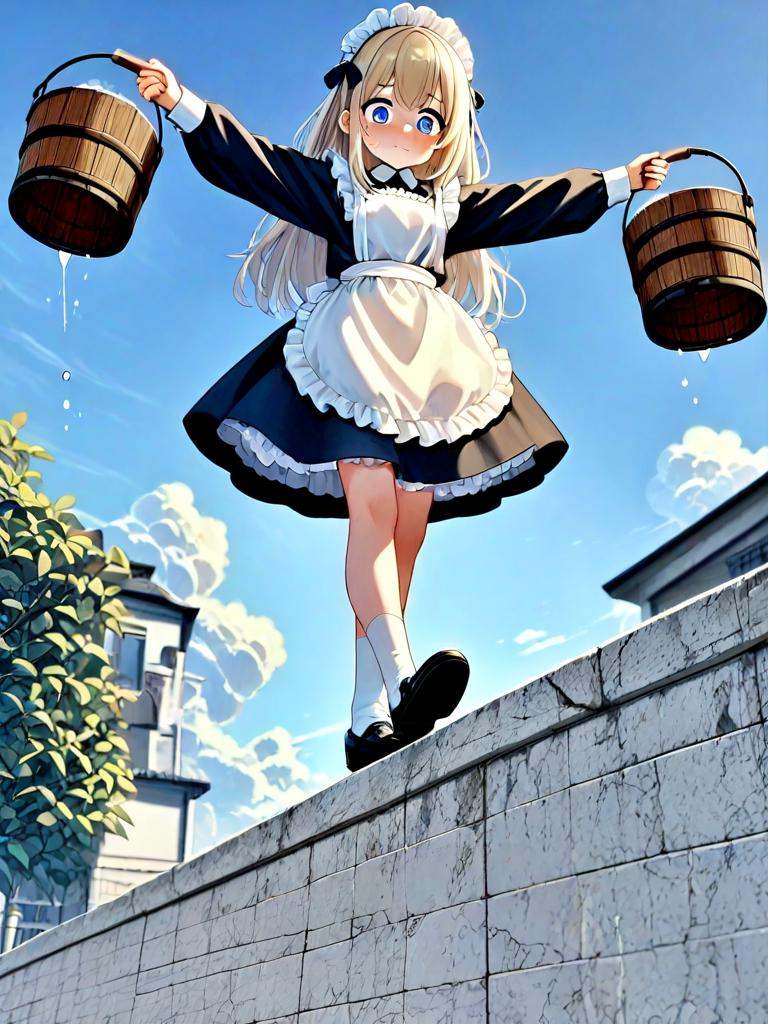 wallwalking,  1girl,  solo on Tensor.Art
