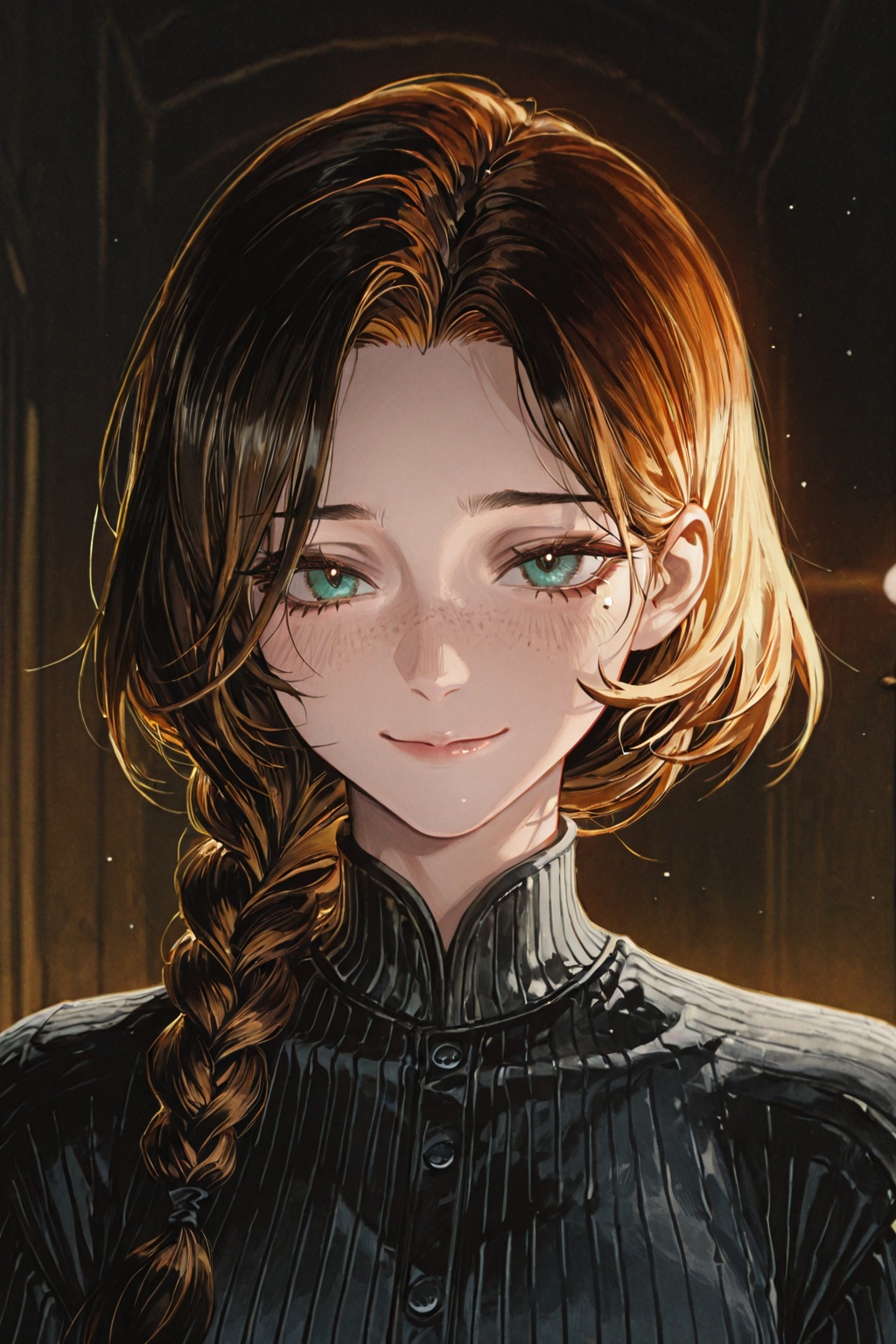 1girl,  solo,  faint smile on Tensor.Art