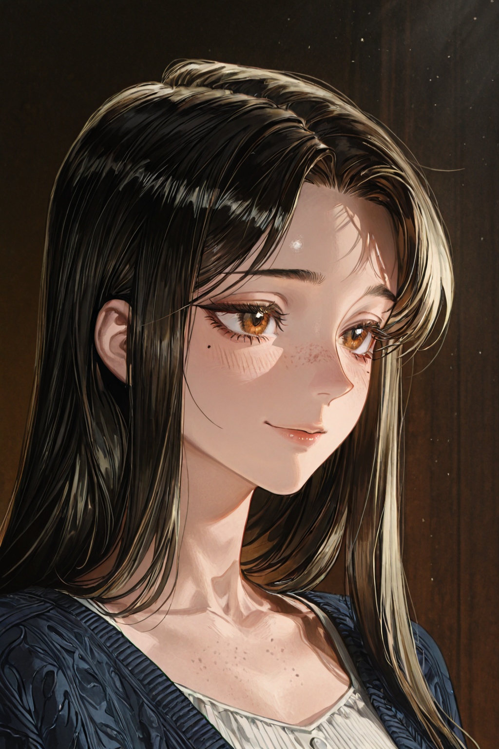 1girl,  solo,  faint smile on Tensor.Art
