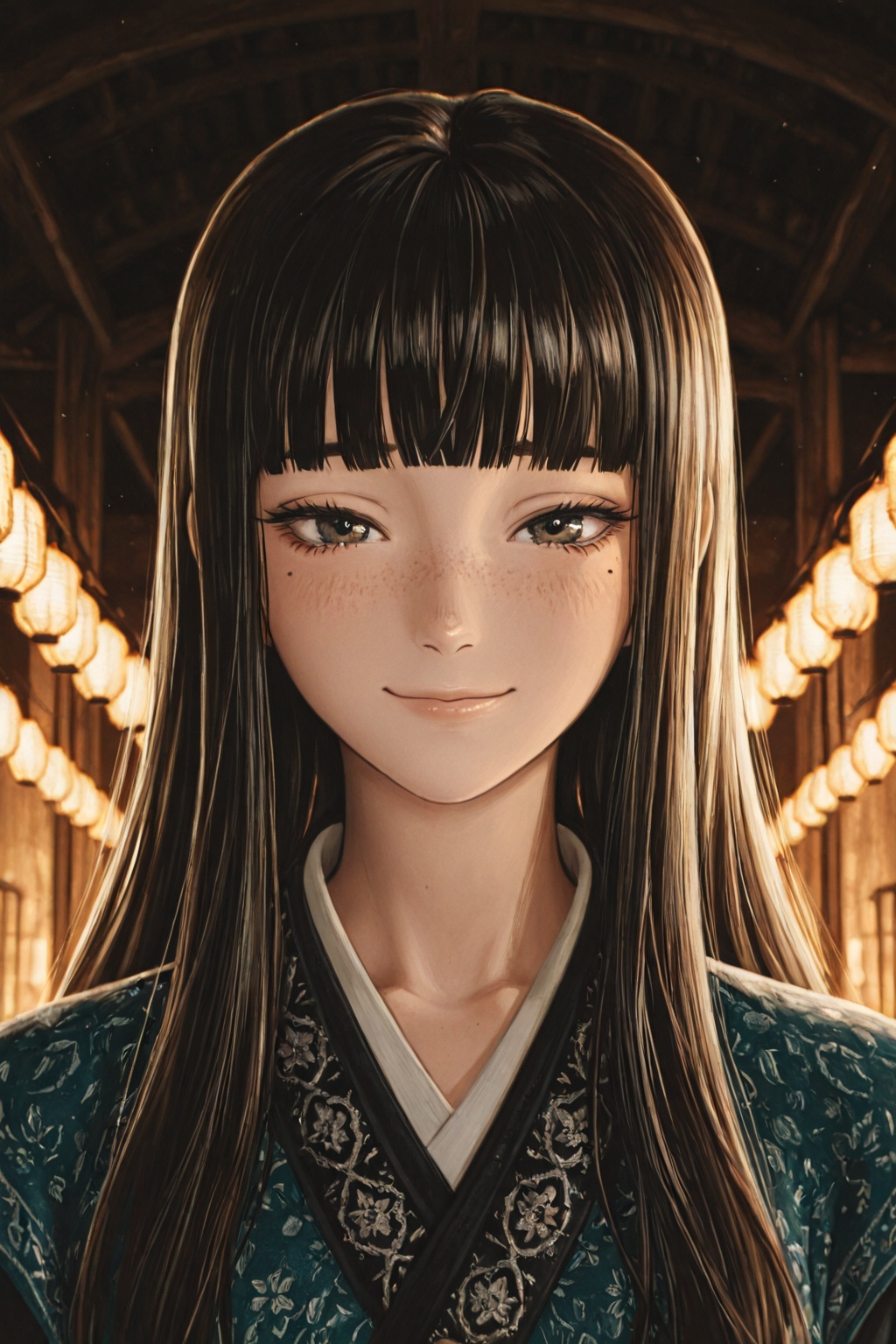 1girl,  solo,  faint smile on Tensor.Art