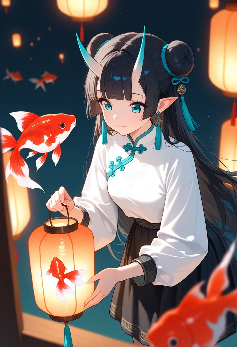 1girl,  solo,  long hair on Tensor.Art