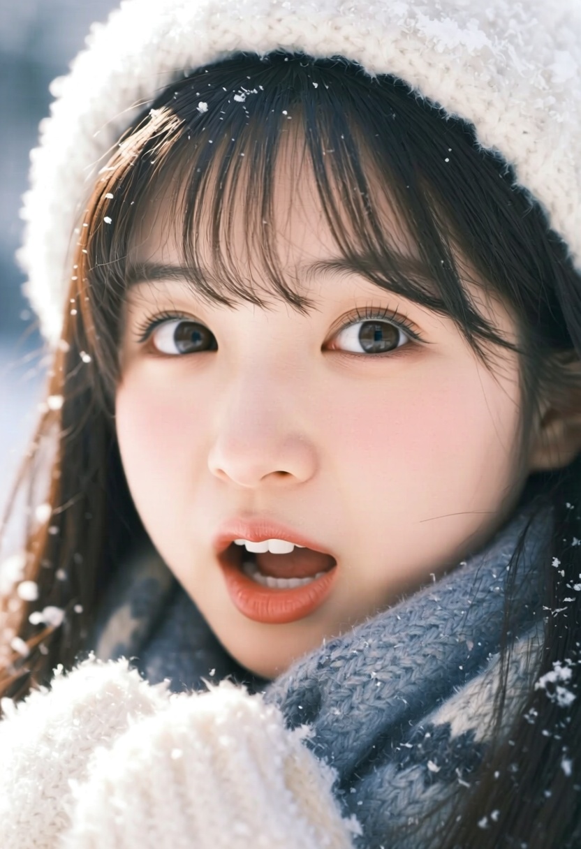 j_vibes,  close-up photo of kawaii young japanese female with slightly open mouth,  cute on Tensor.Art