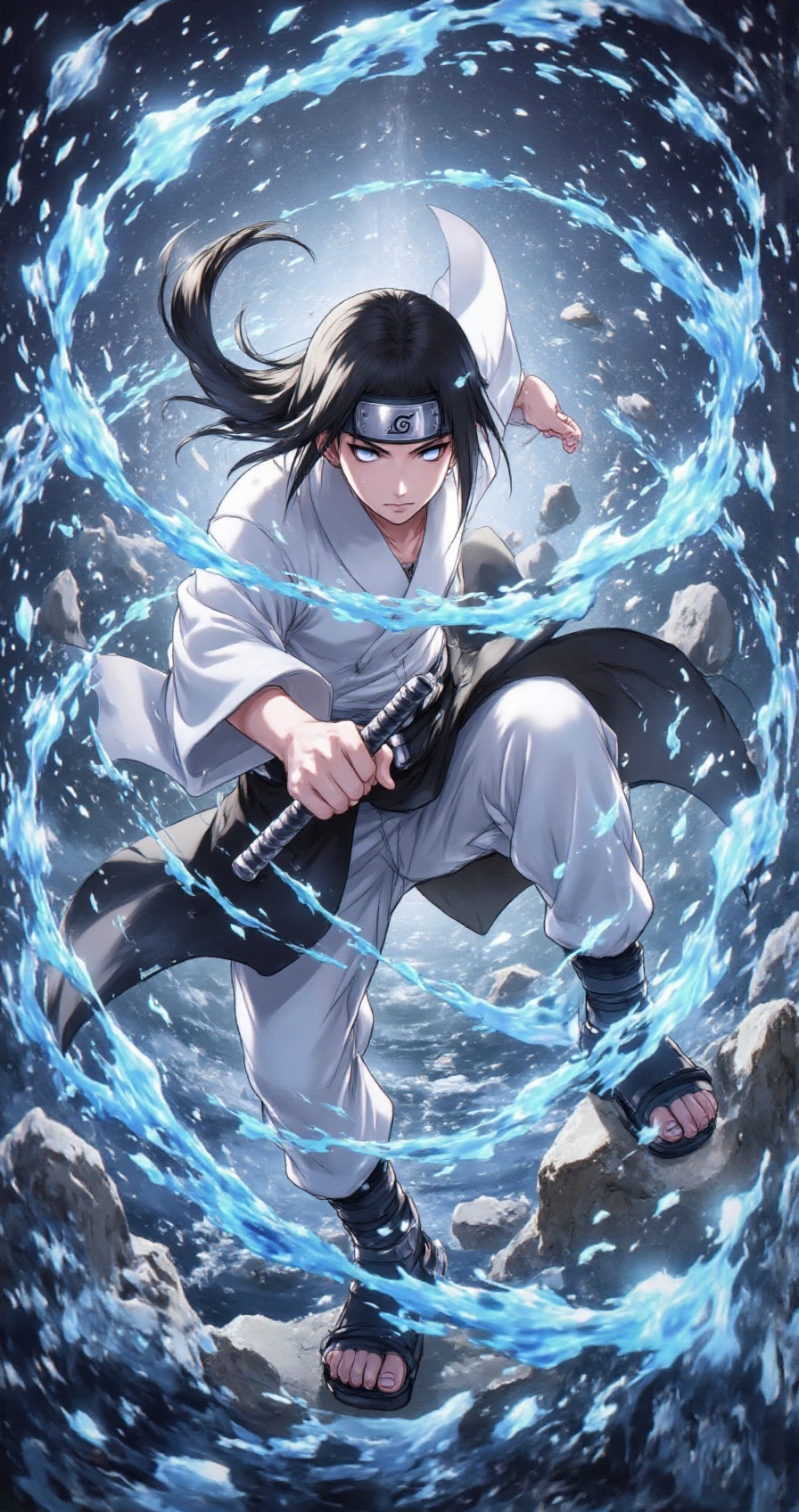 natural_body,  aqua_splash_katana, on Tensor.Art