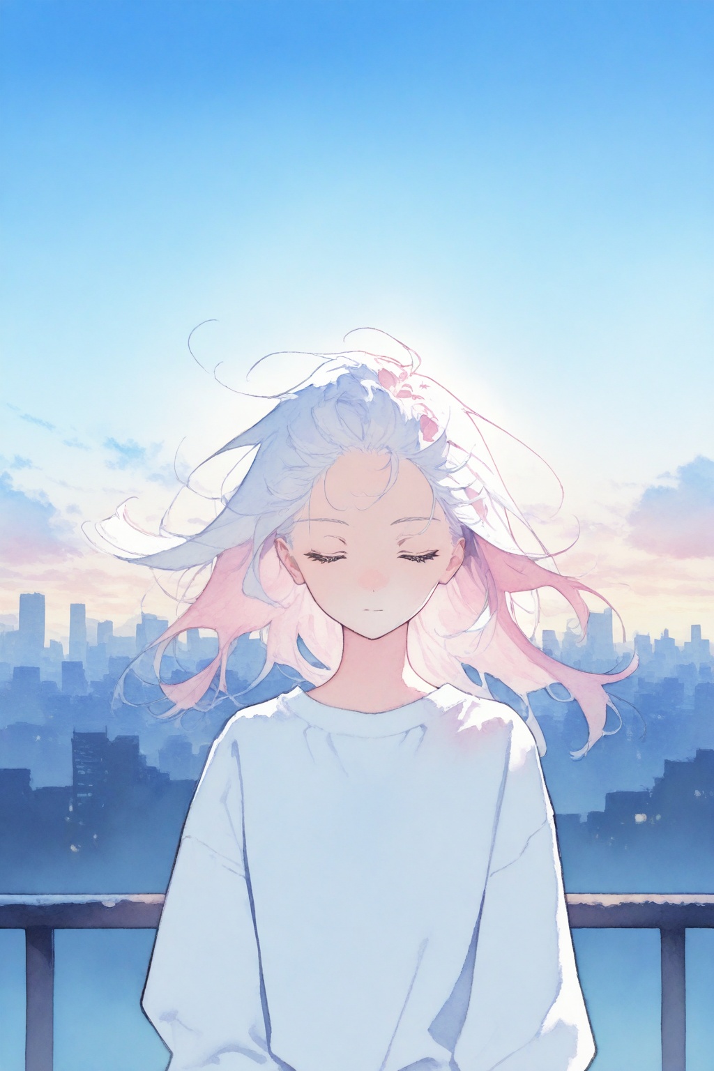 1girl,  solo,  long hair on Tensor.Art