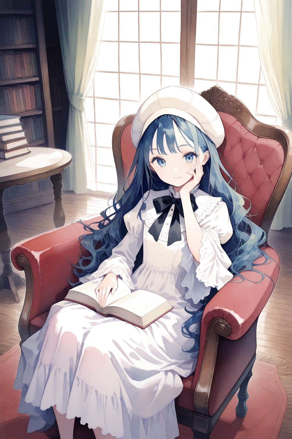 1girl,  indoors,  looking at viewer on Tensor.Art