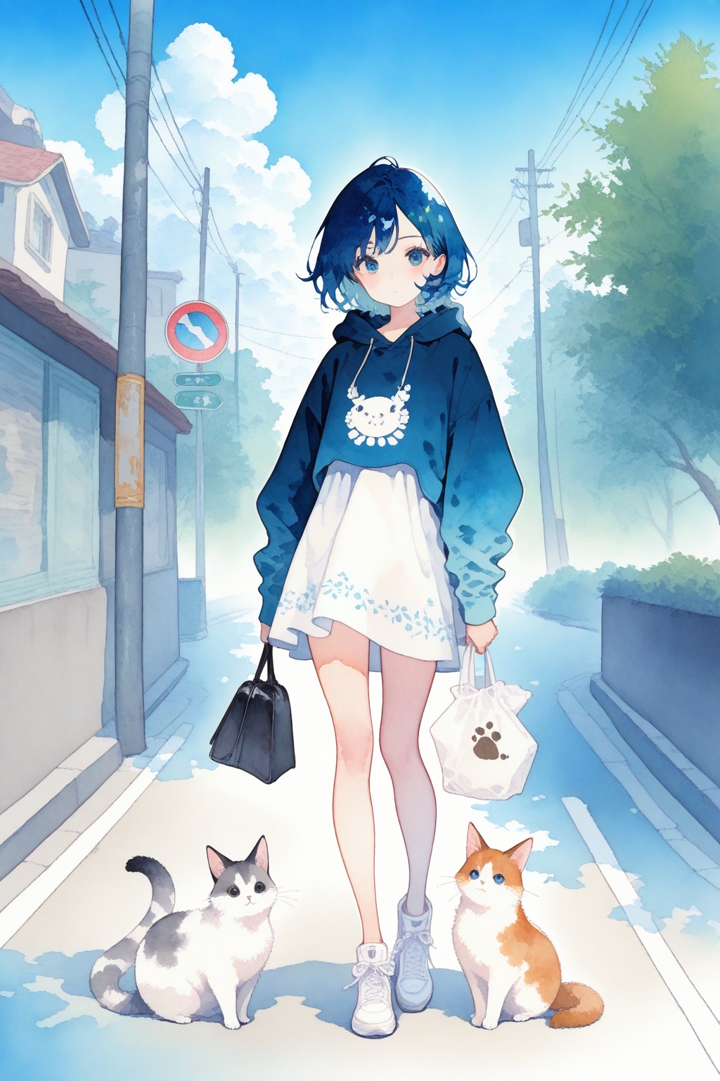 1girl,  solo,  looking at viewer on Tensor.Art