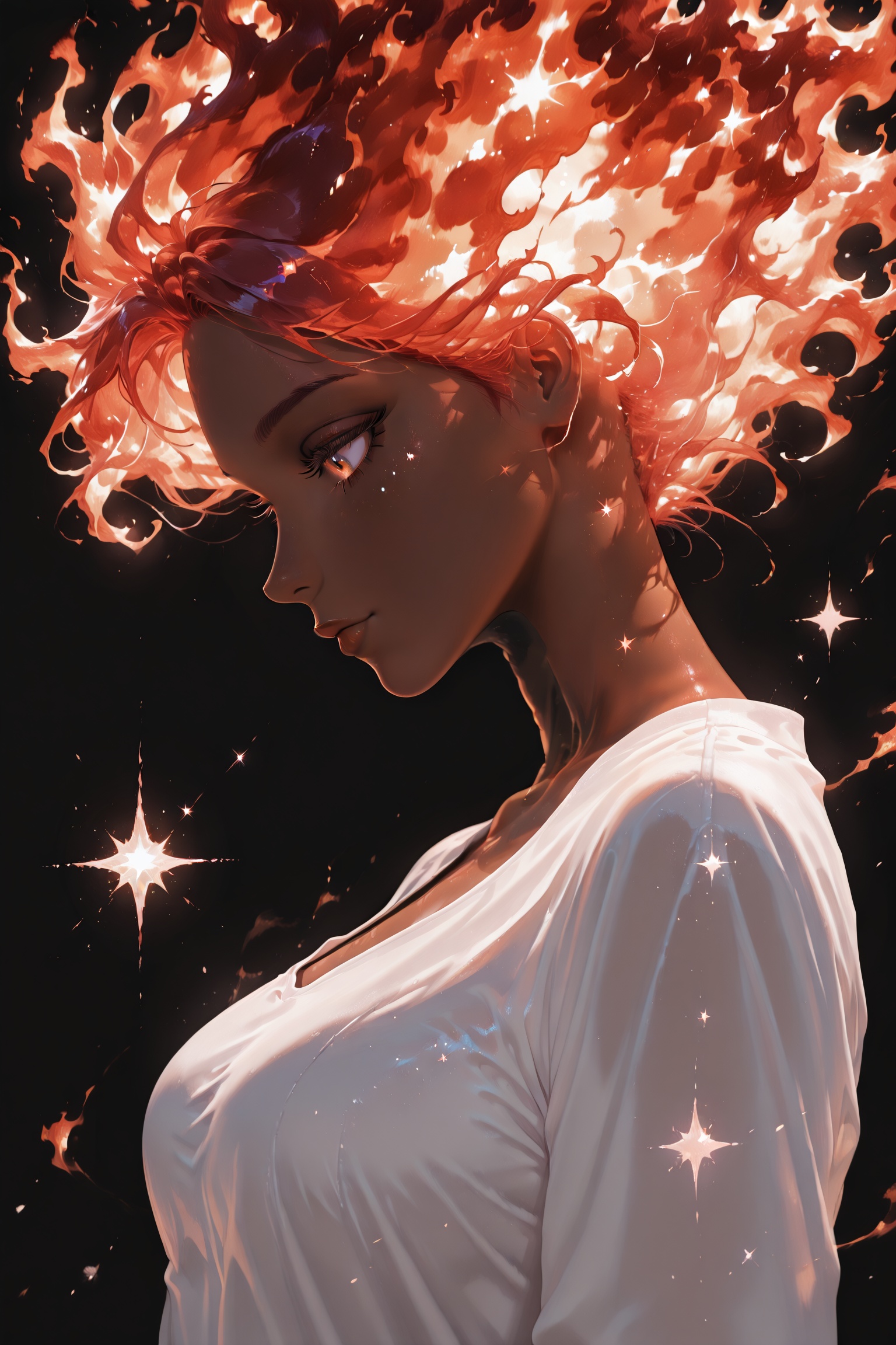 1girl,  solo,  breasts on Tensor.Art
