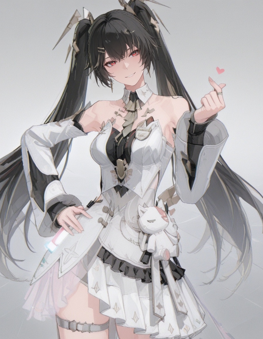 1girl,  solo,  hands on hands on own hip on Tensor.Art