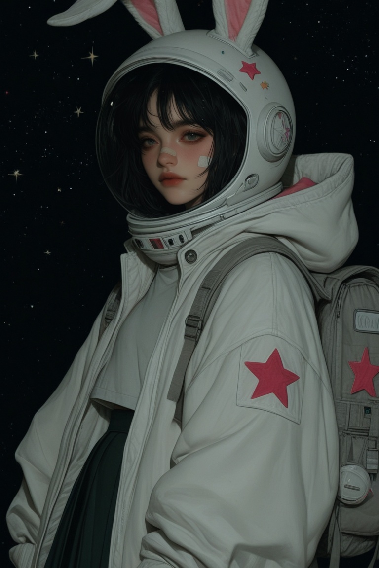 digital painting,  manhwa style,  semi-realistic 1girl on Tensor.Art
