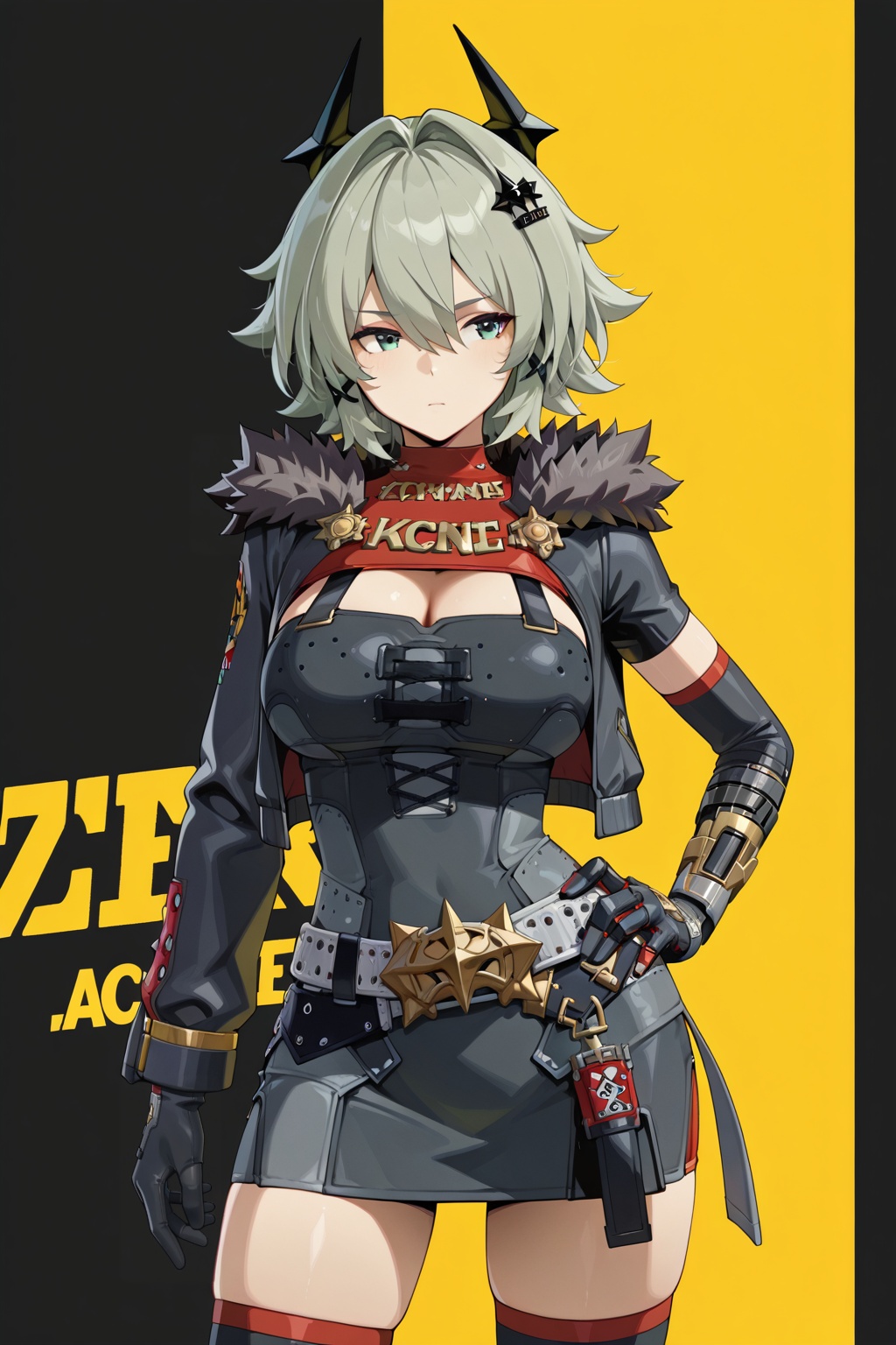 Caesar King/(zenless zone zero/),  solo,  breasts on Tensor.Art