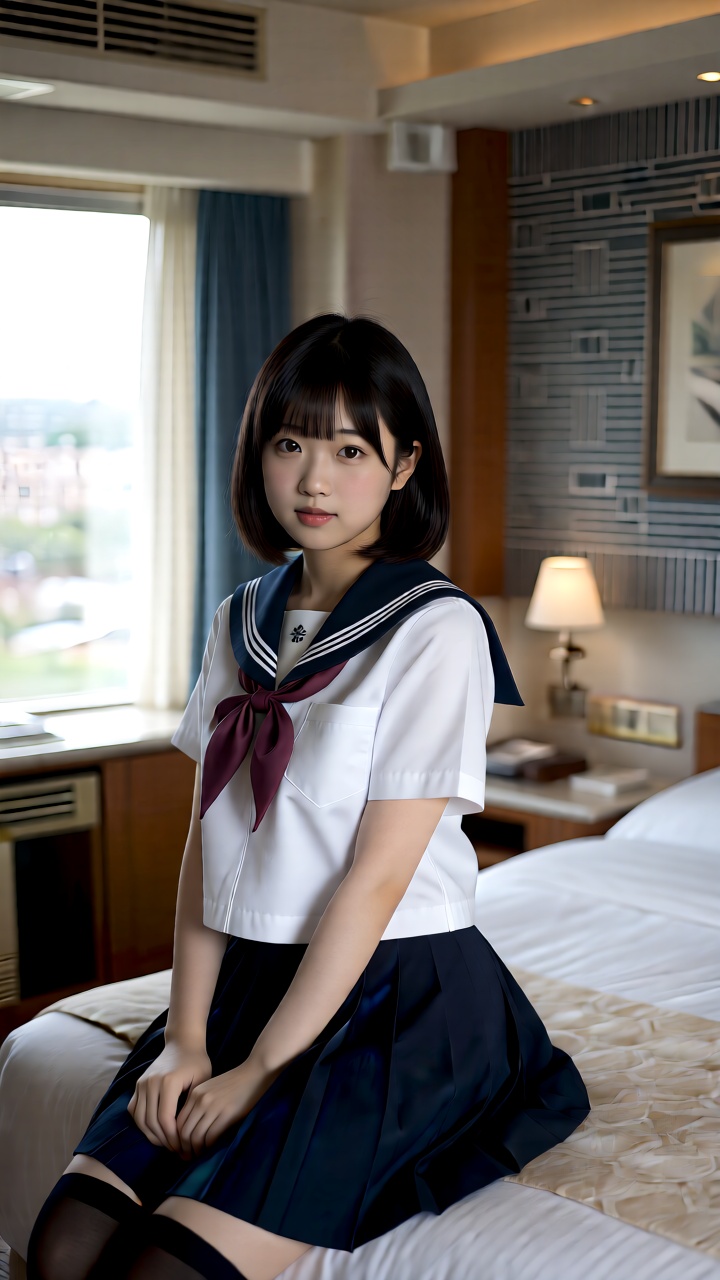 photo of 1girl,  shiho,  hotel on Tensor.Art