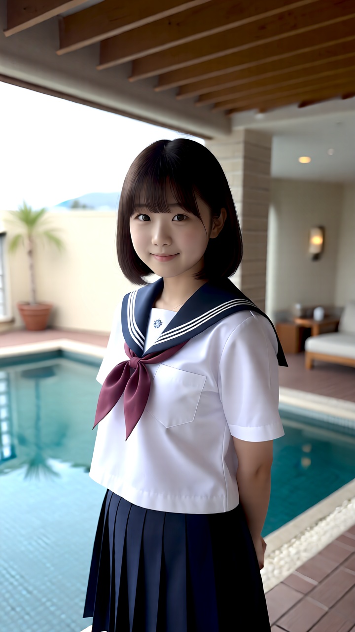 photo of 1girl,  shiho,  hotel on Tensor.Art