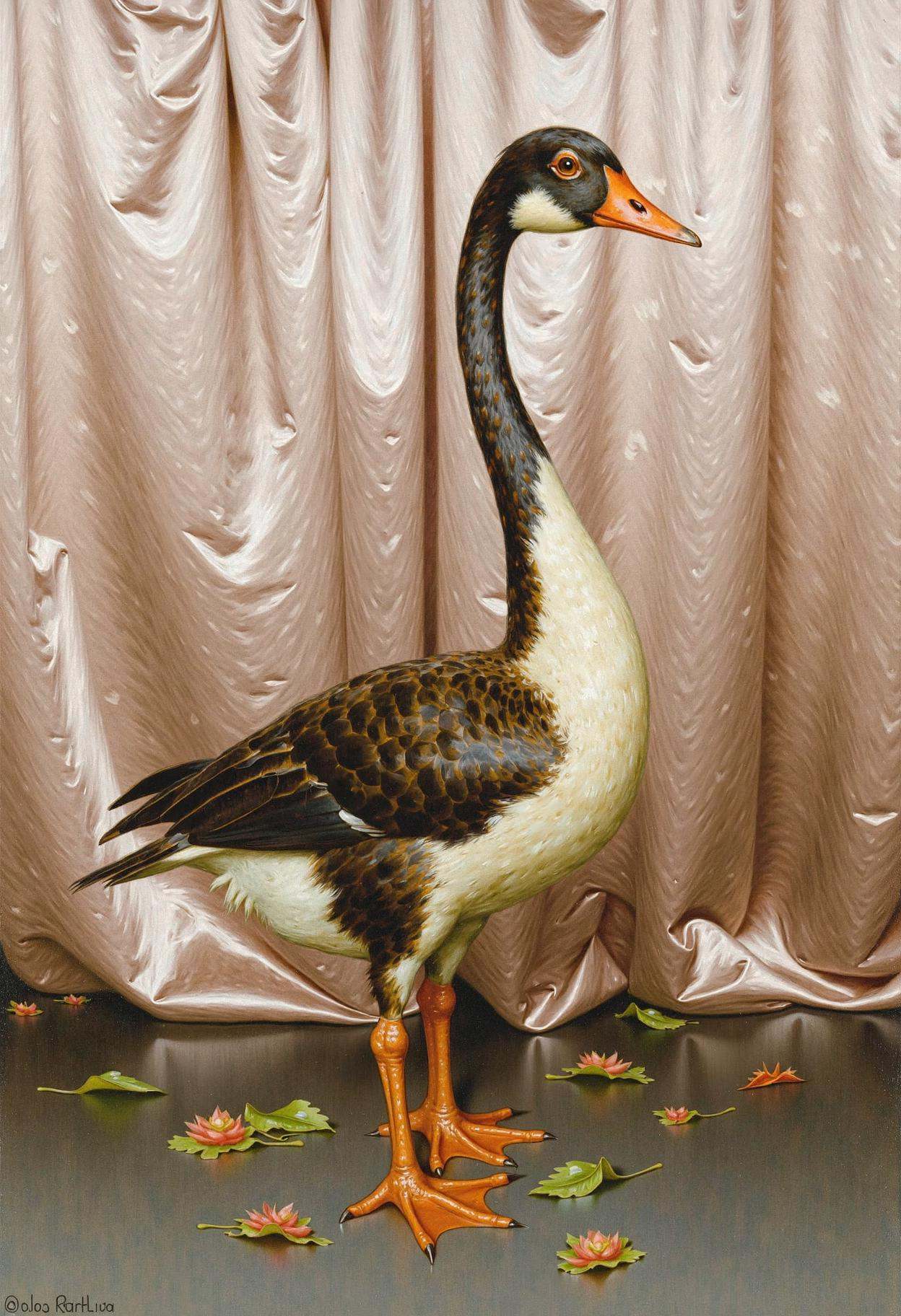 rgnn,  an evil goose with sunglasses on Tensor.Art