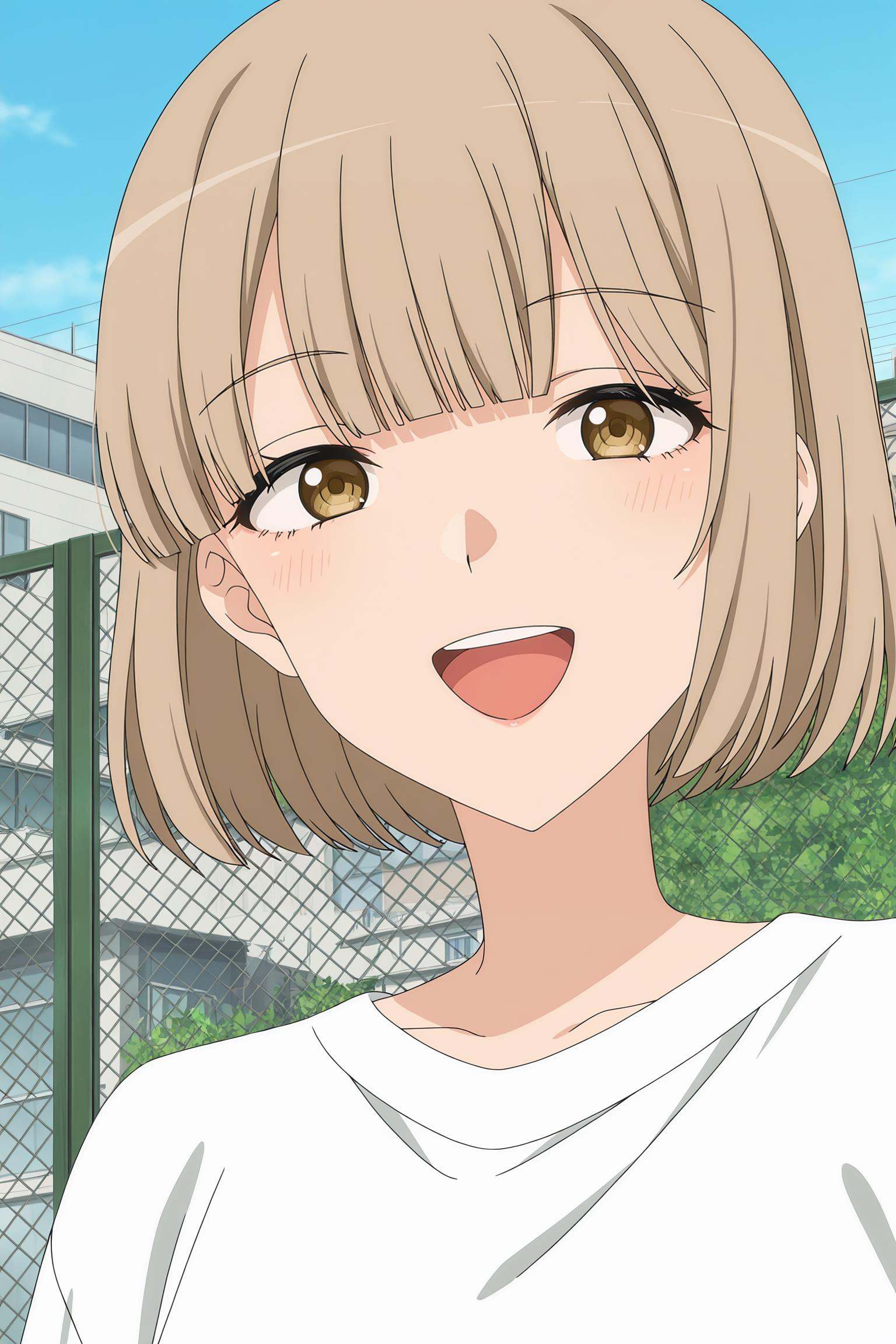 Suzuka Itou,  solo,  fence on Tensor.Art