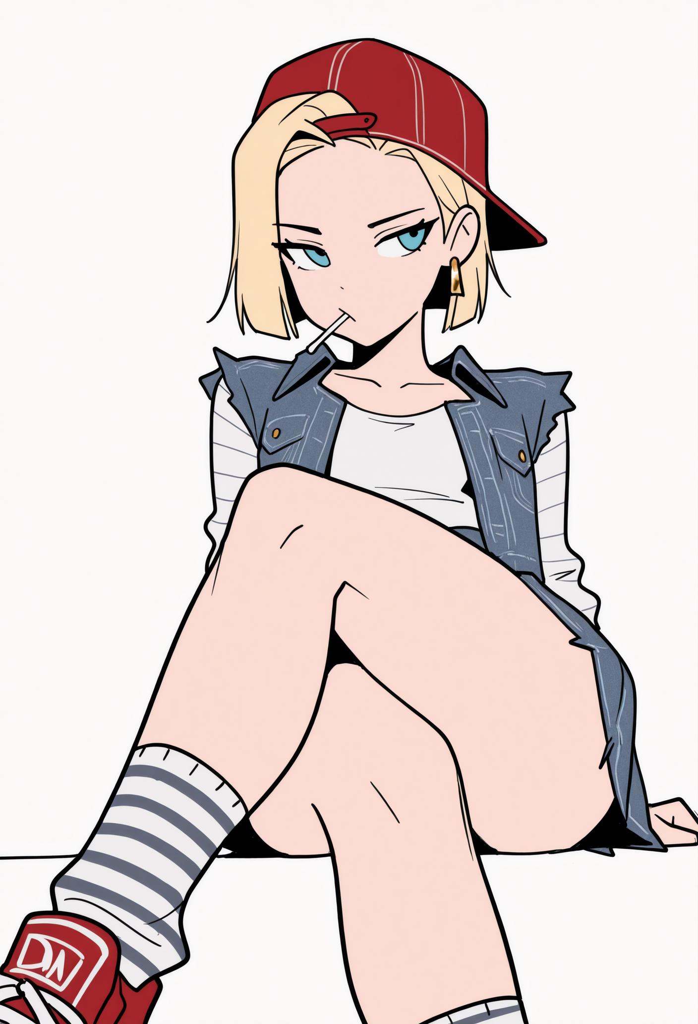 1girl,  solo,  white background on Tensor.Art