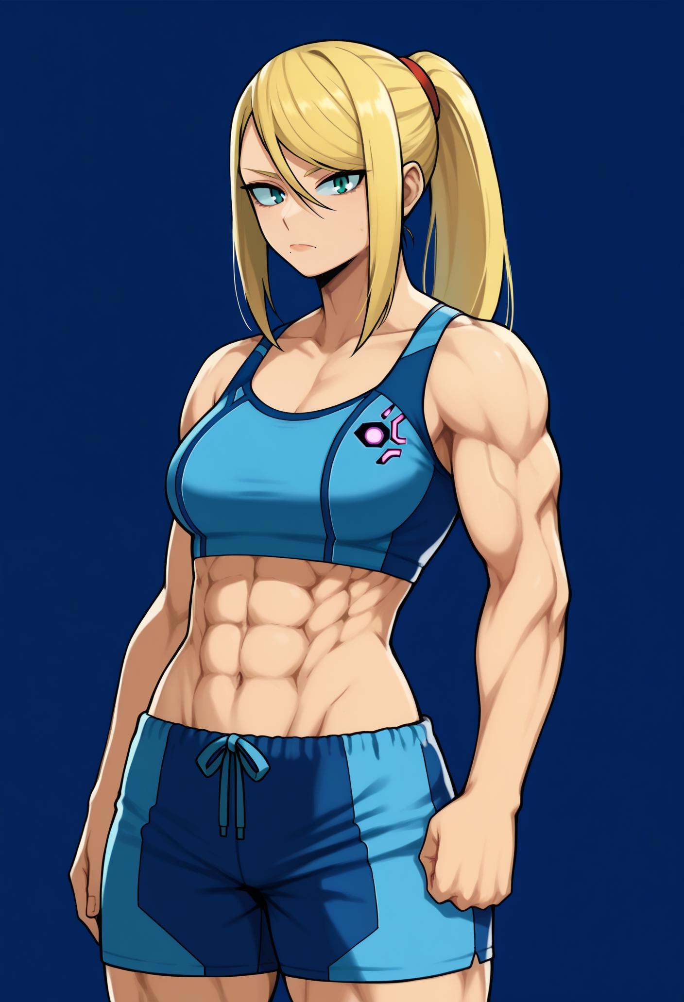 1girl,  solo,  samus aran on Tensor.Art