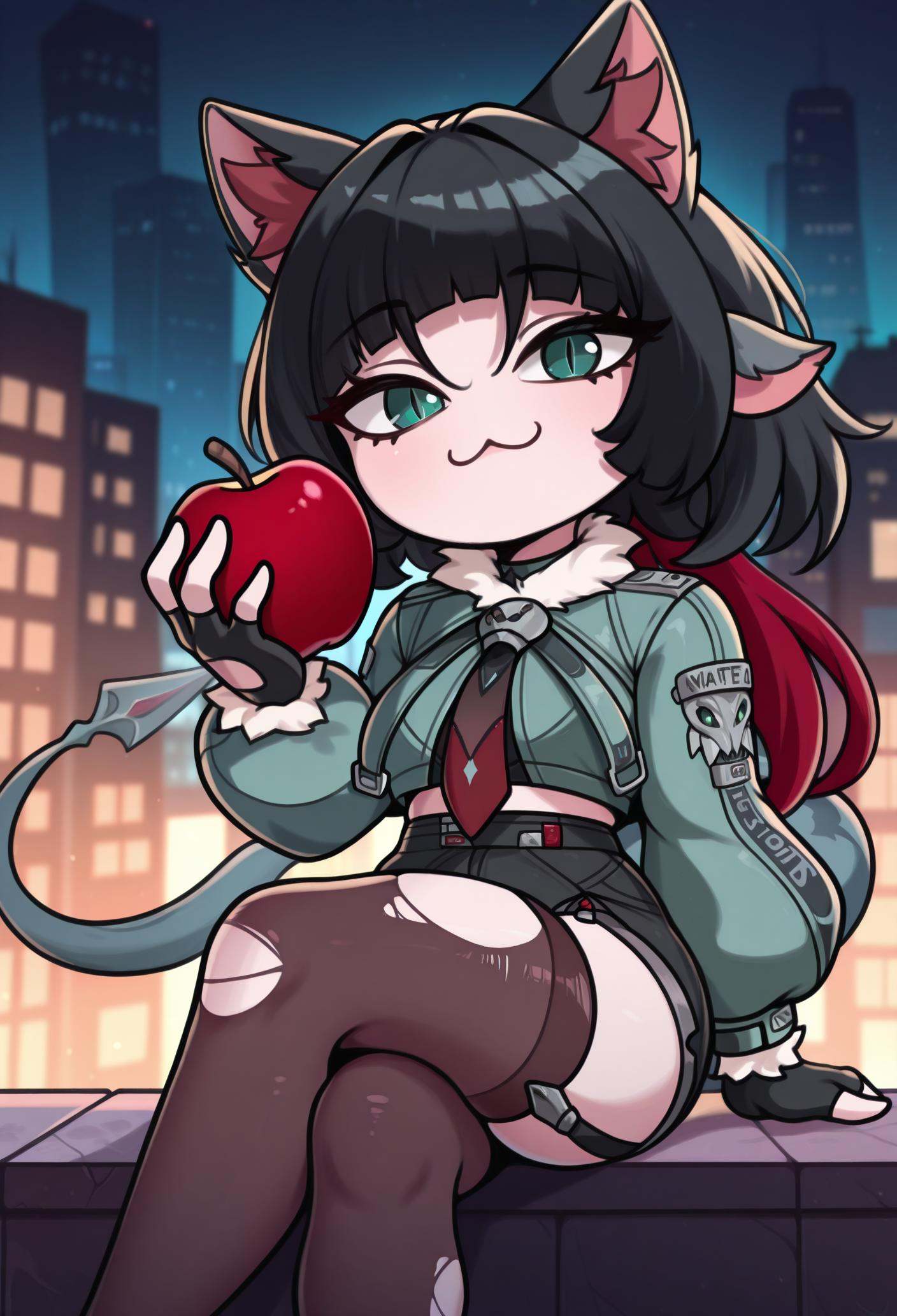 1girl,  solo,  blurry background on Tensor.Art
