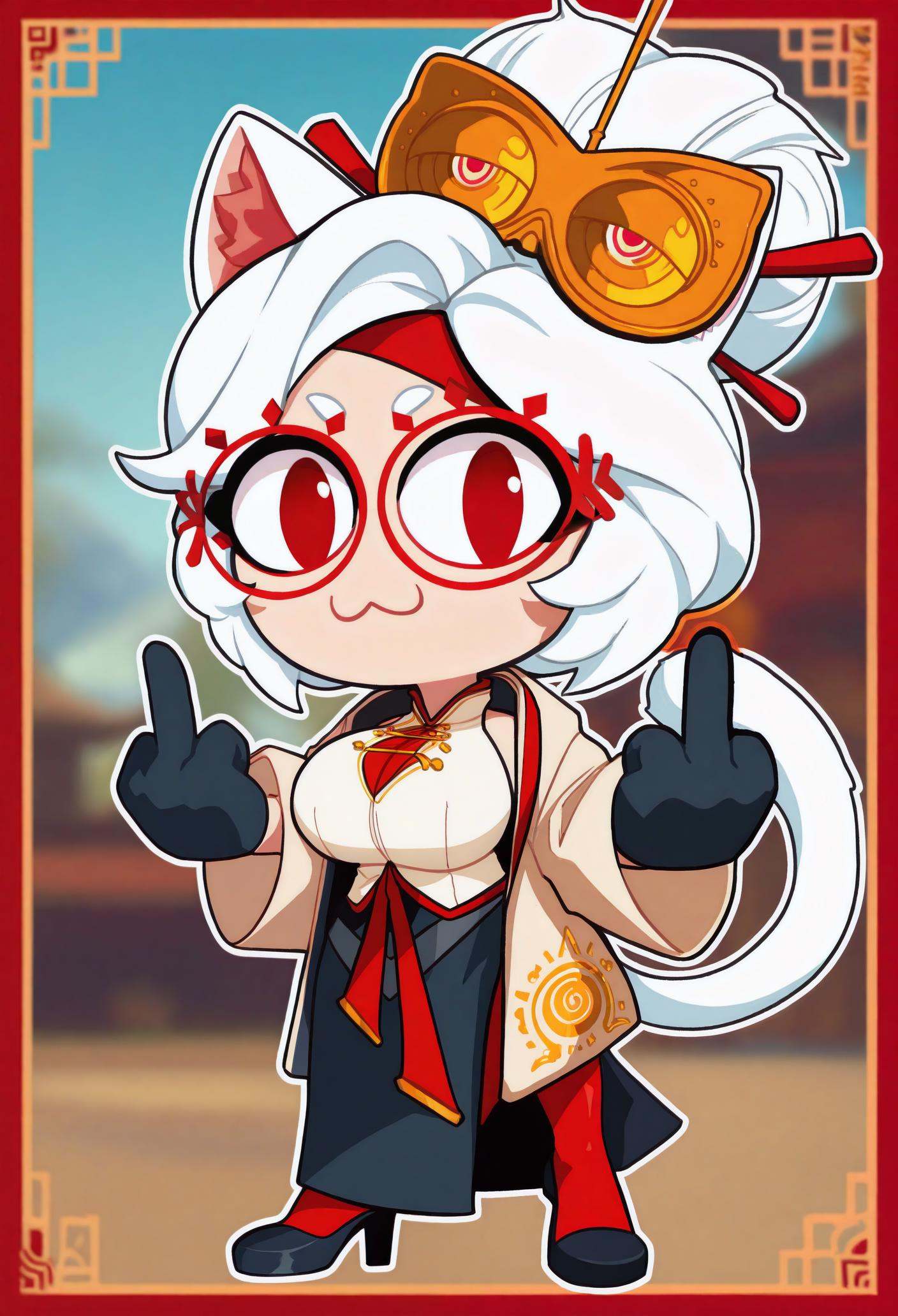 1girl,  solo,  blurry background on Tensor.Art