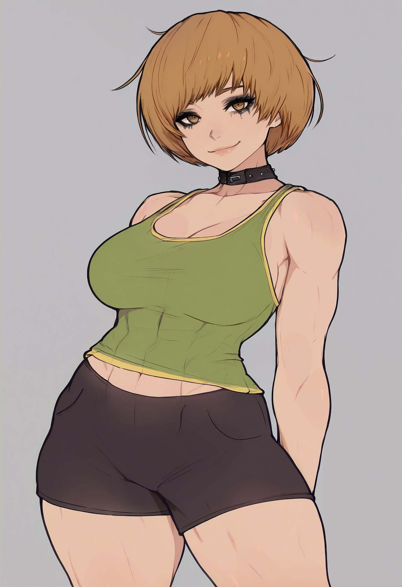 1girl,  solo,  satonaka chie on Tensor.Art