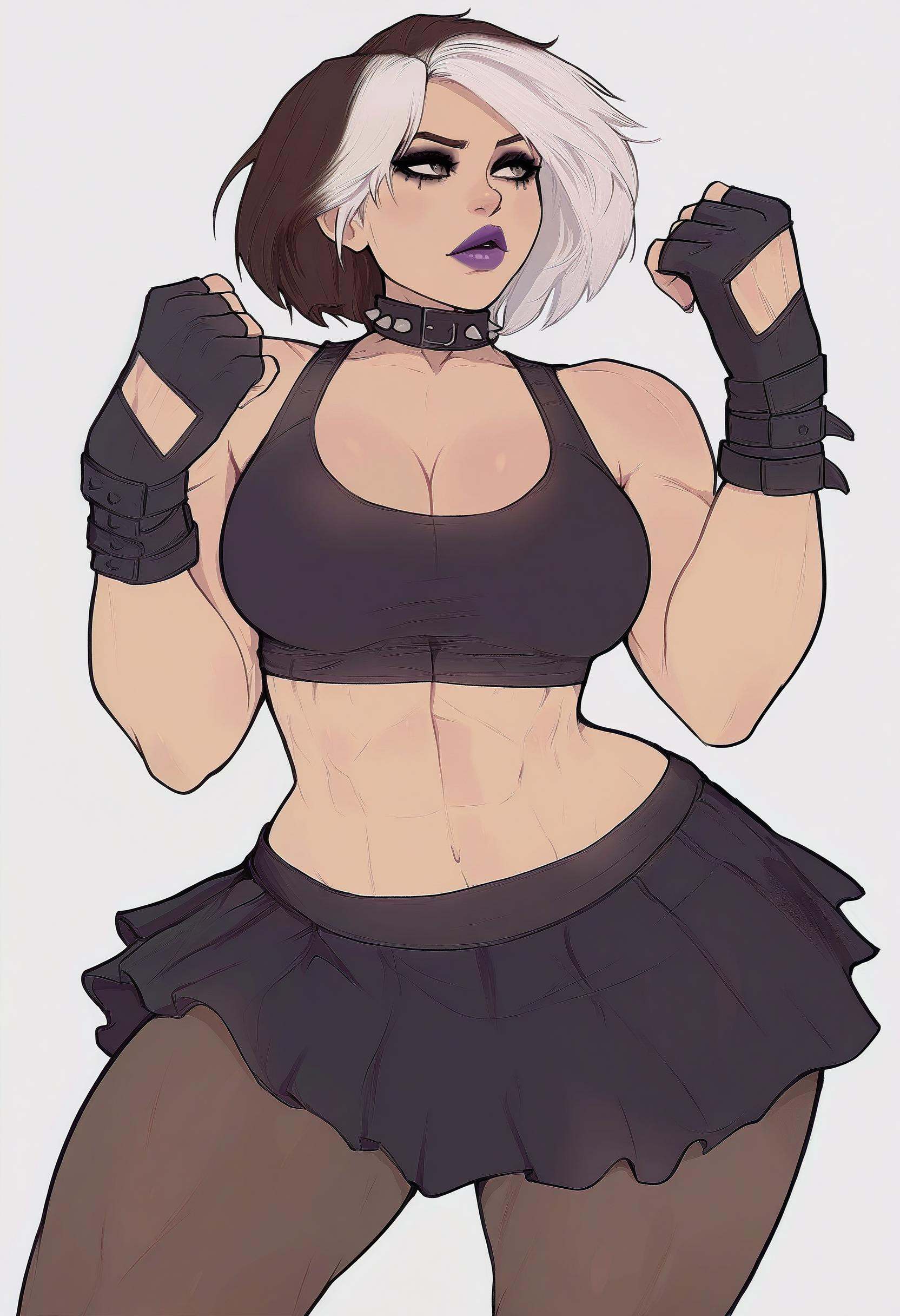 1girl,  solo,  rogue \(x-men\) on Tensor.Art