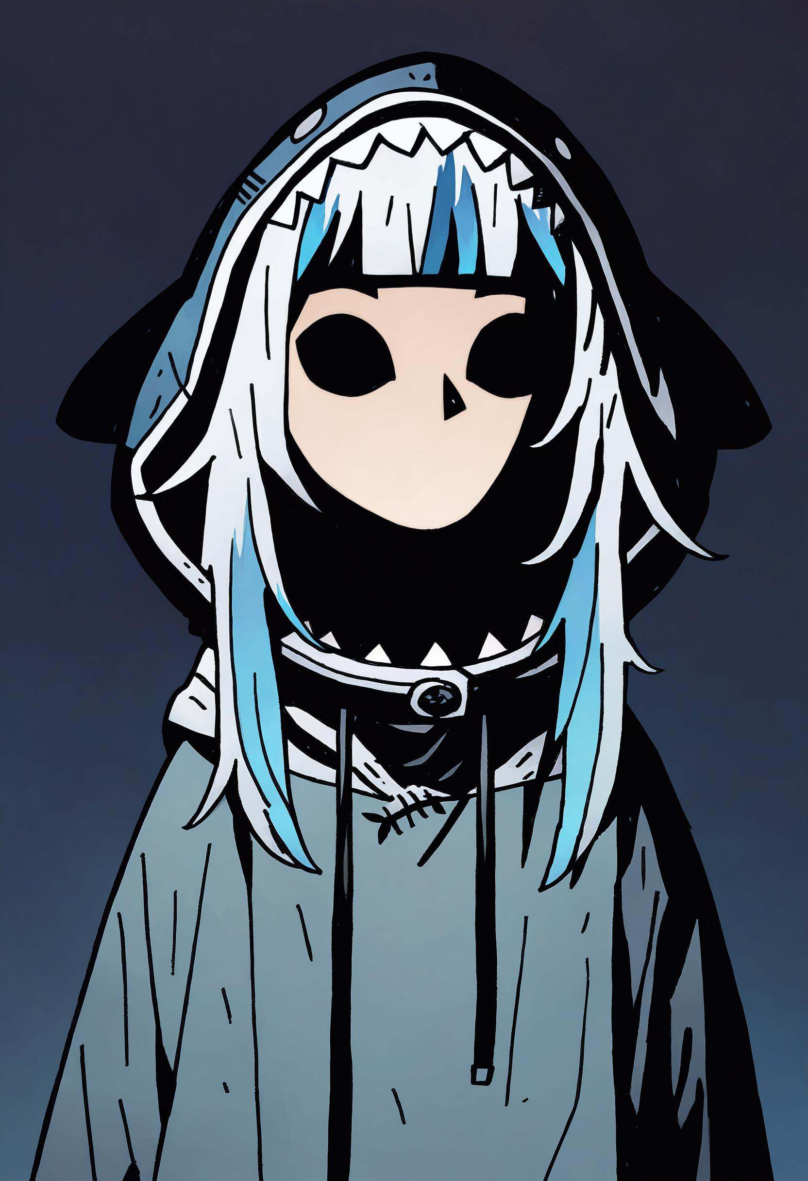 1girl,  solo,  gawr gura on Tensor.Art