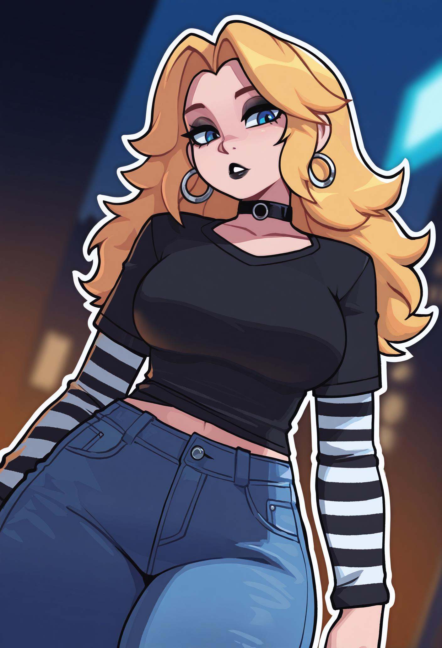1girl,  solo,  jeans on Tensor.Art