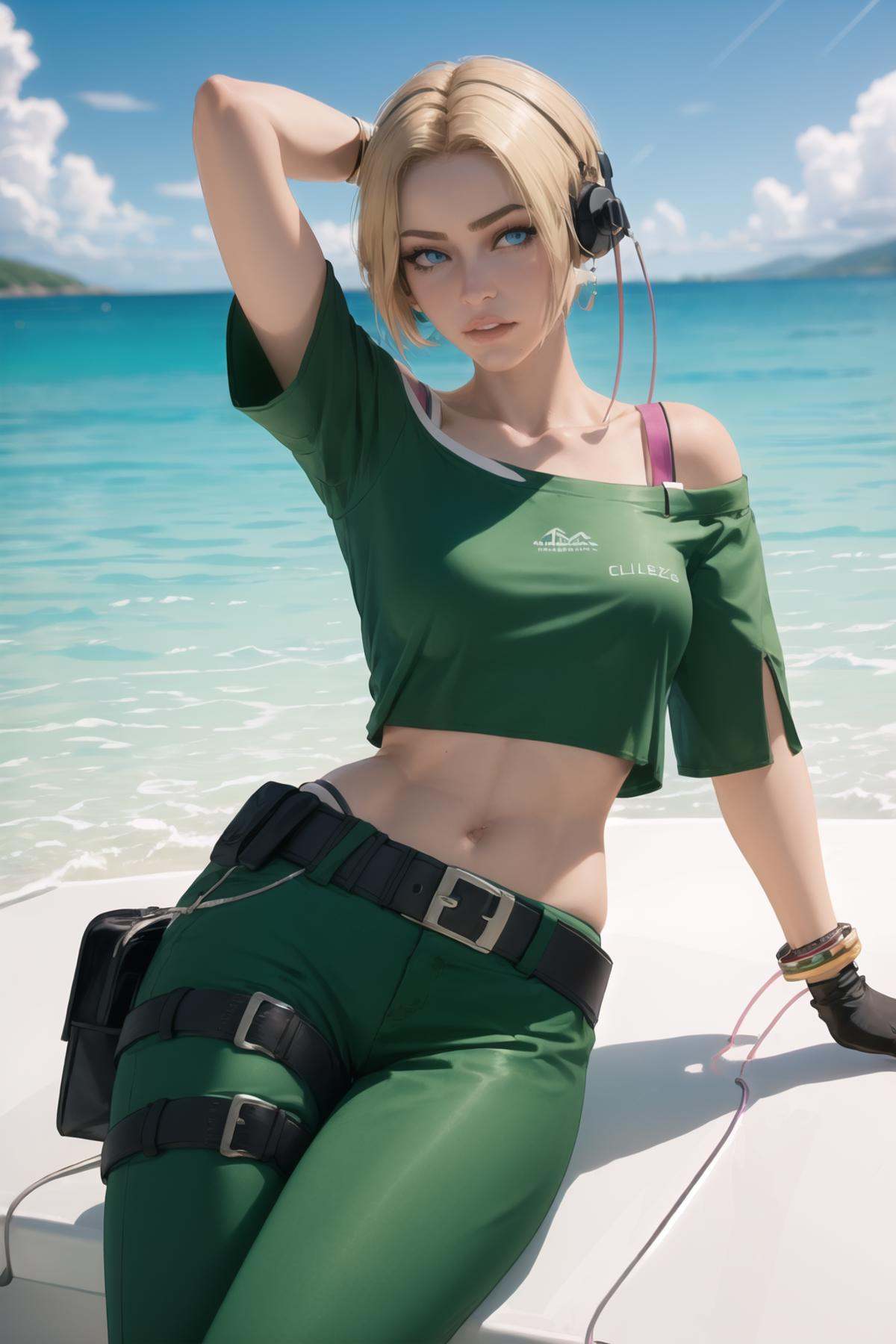 iq (rainbow six siege),  1girl,  solo on Tensor.Art