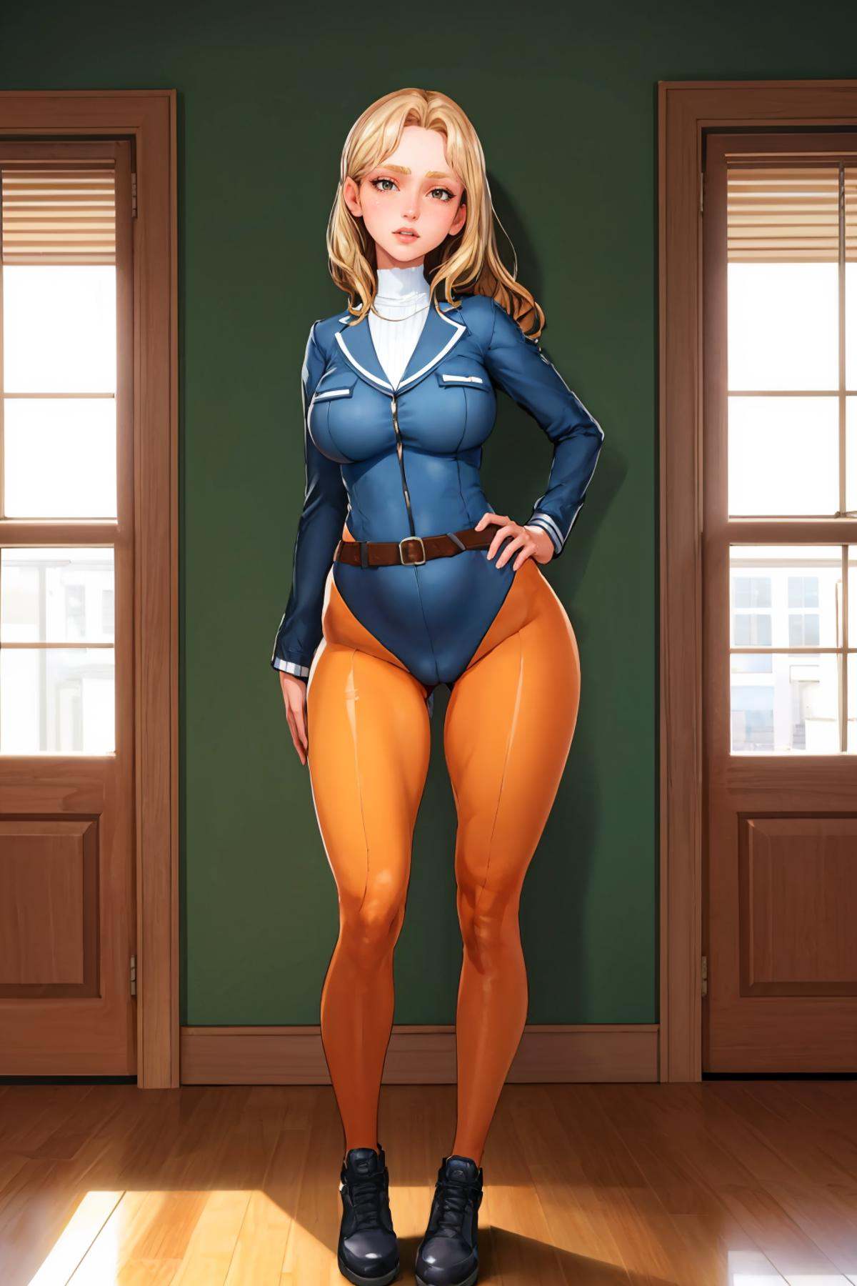 taffytales,  1girl,  yellow bodysuit on Tensor.Art