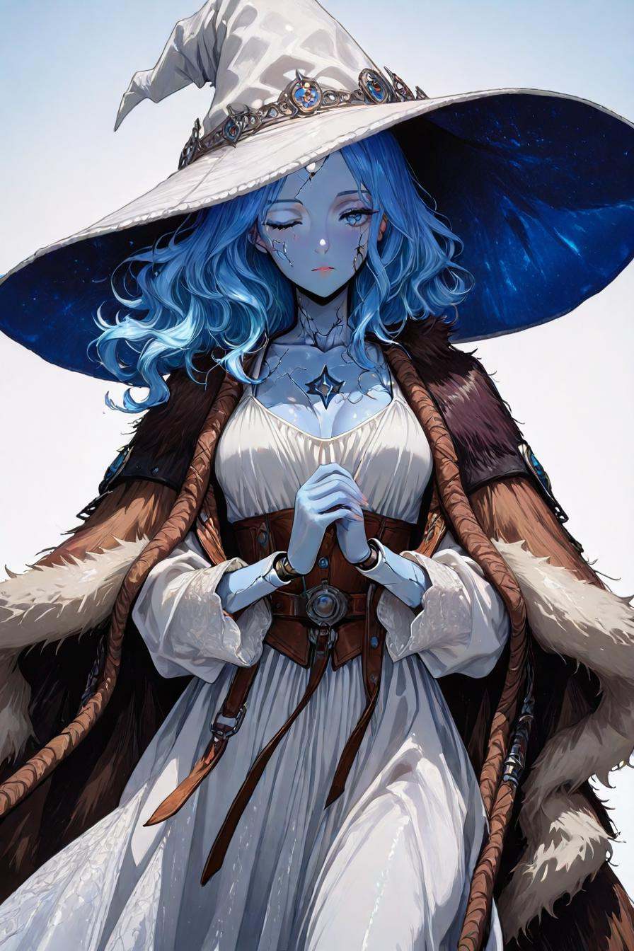 RnnDef,  blue eyes,  one eye closed on Tensor.Art
