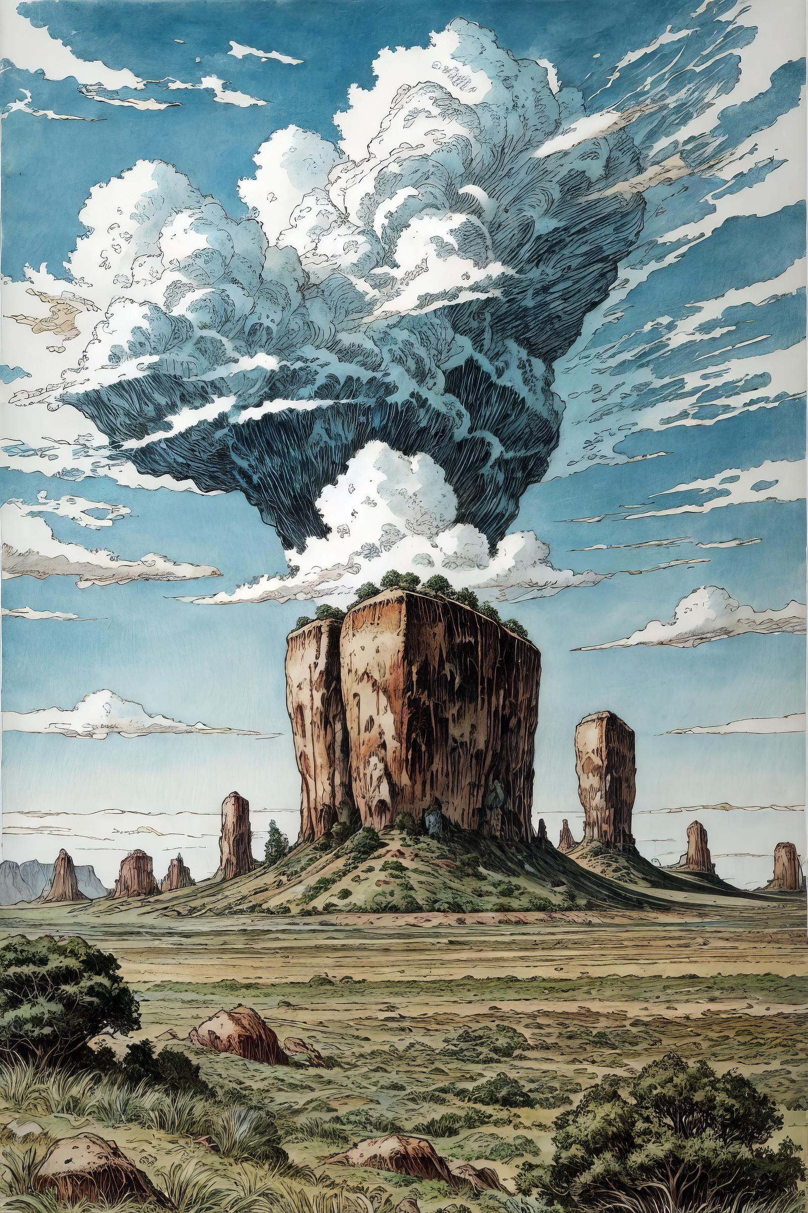 druuna style,  no humans,  outdoors on Tensor.Art