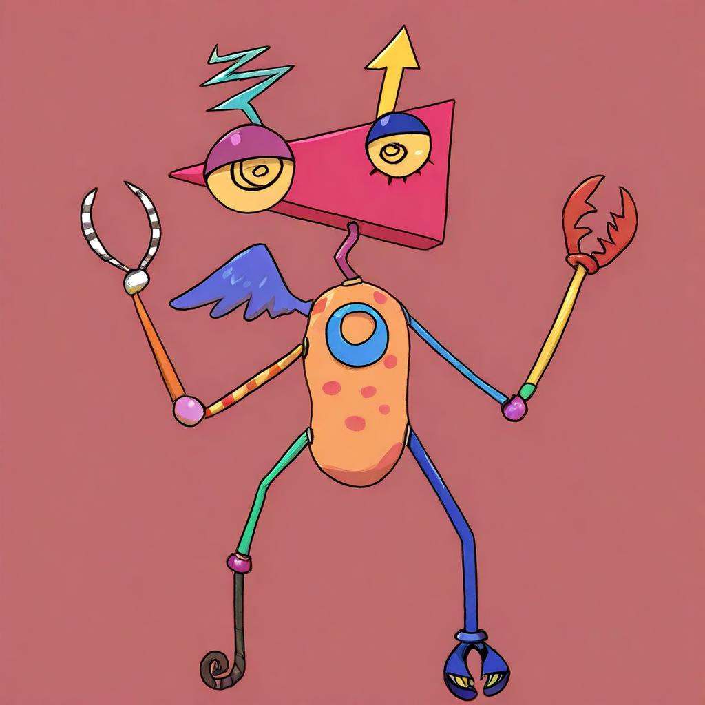 Zooble-TADC,  no mouth,  triangle-haped head on Tensor.Art