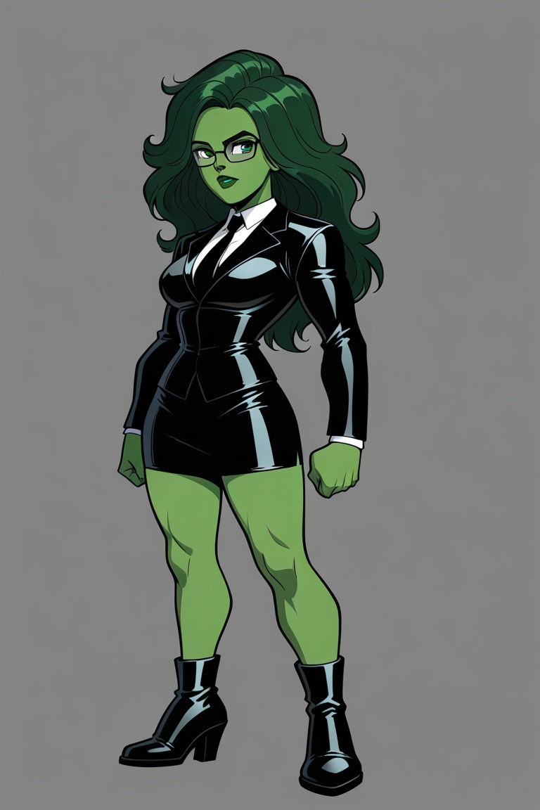 1girl,  solo,  shehulk on Tensor.Art