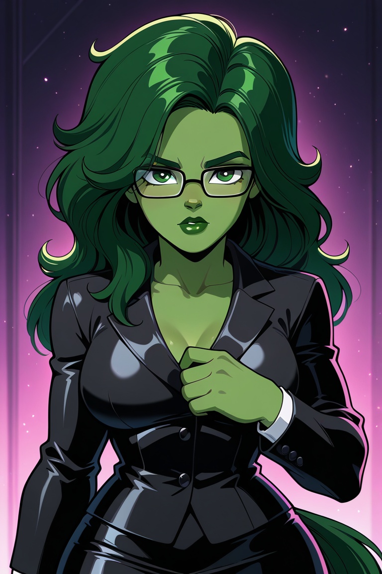 1girl,  solo,  shehulk on Tensor.Art