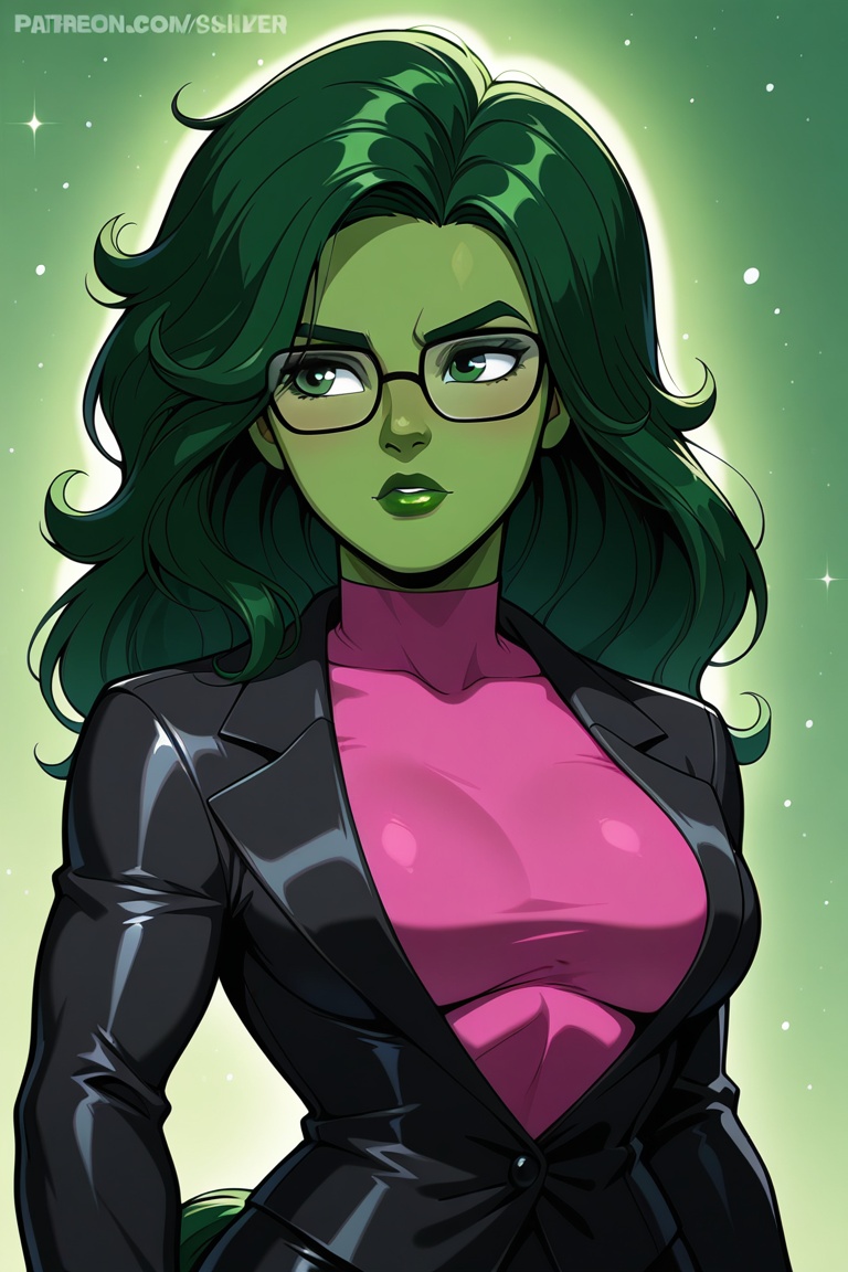 1girl,  solo,  shehulk on Tensor.Art