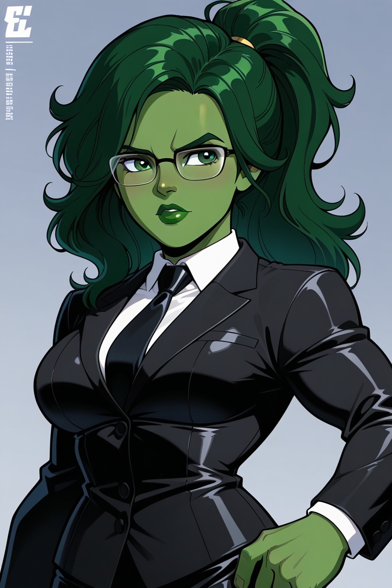 1girl,  solo,  shehulk on Tensor.Art