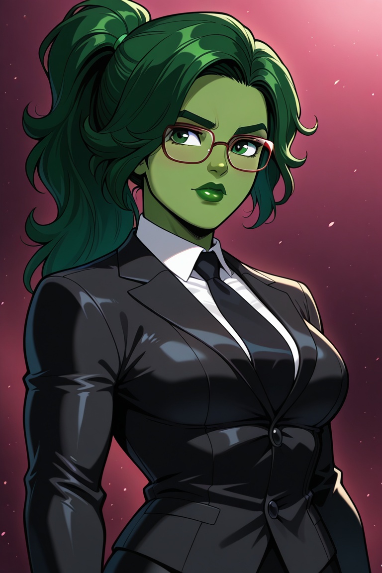 1girl,  solo,  shehulk on Tensor.Art