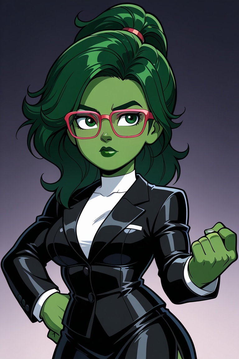1girl,  solo,  shehulk on Tensor.Art