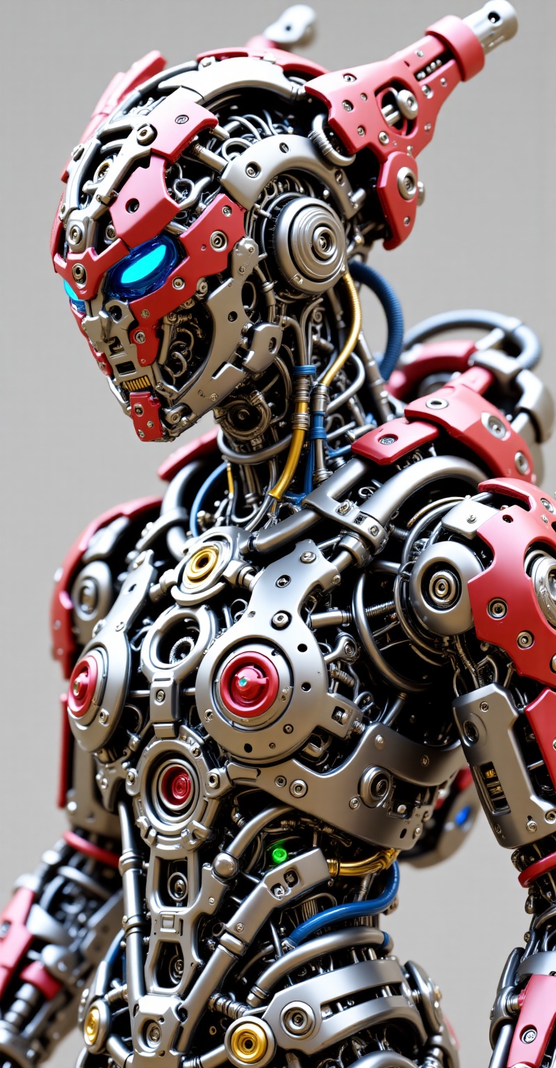 ((porcelain,  Mecha_style,  bolts on Tensor.Art