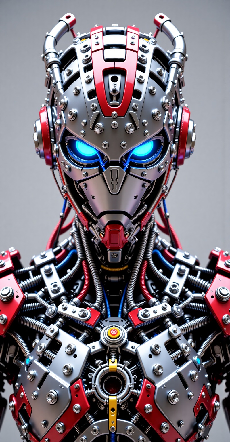((porcelain,  Mecha_style,  bolts on Tensor.Art