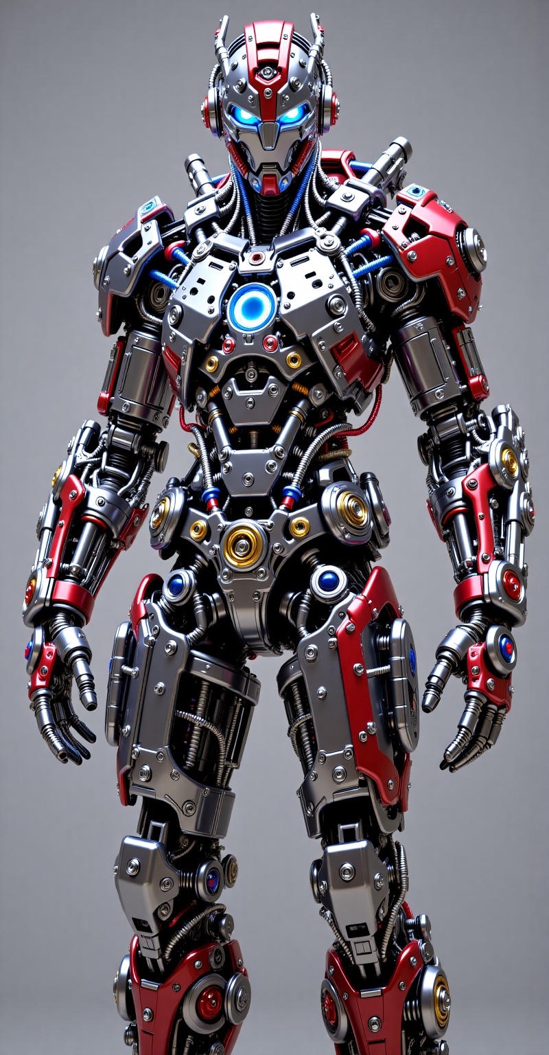 ((porcelain,  Mecha_style,  bolts on Tensor.Art