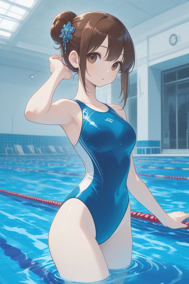 swimsuitgirl,  swimsuitgirl,  pool side on Tensor.Art