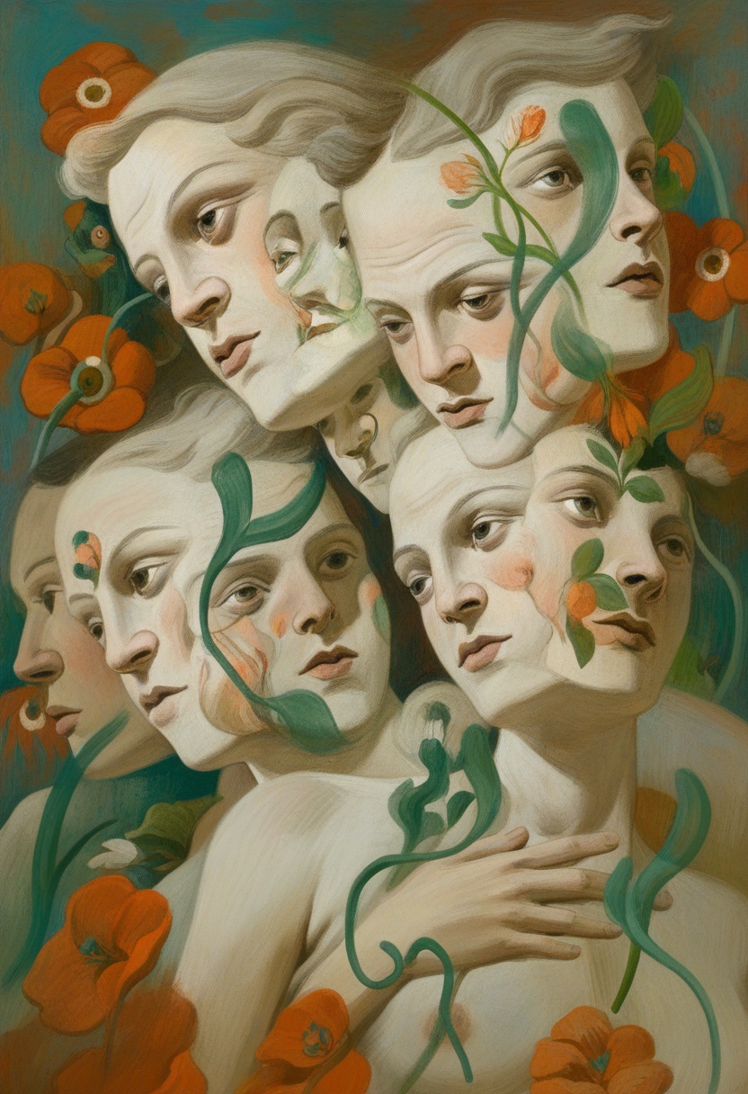 abstract,  surreal,  painting on Tensor.Art