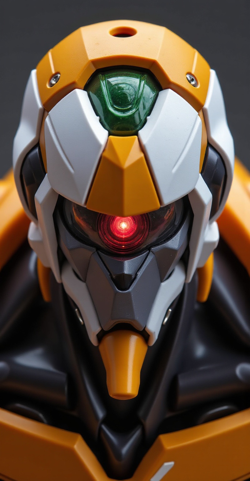 eva03,  close-up portrait of Evangelion Unit-03,  single central eye on Tensor.Art