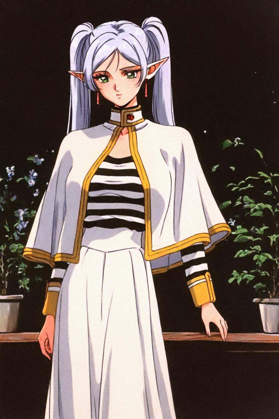 long hair,  twintails,  green eyes on Tensor.Art