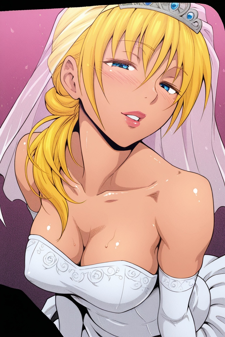 masatomm,  blonde hair,  blue eye on Tensor.Art