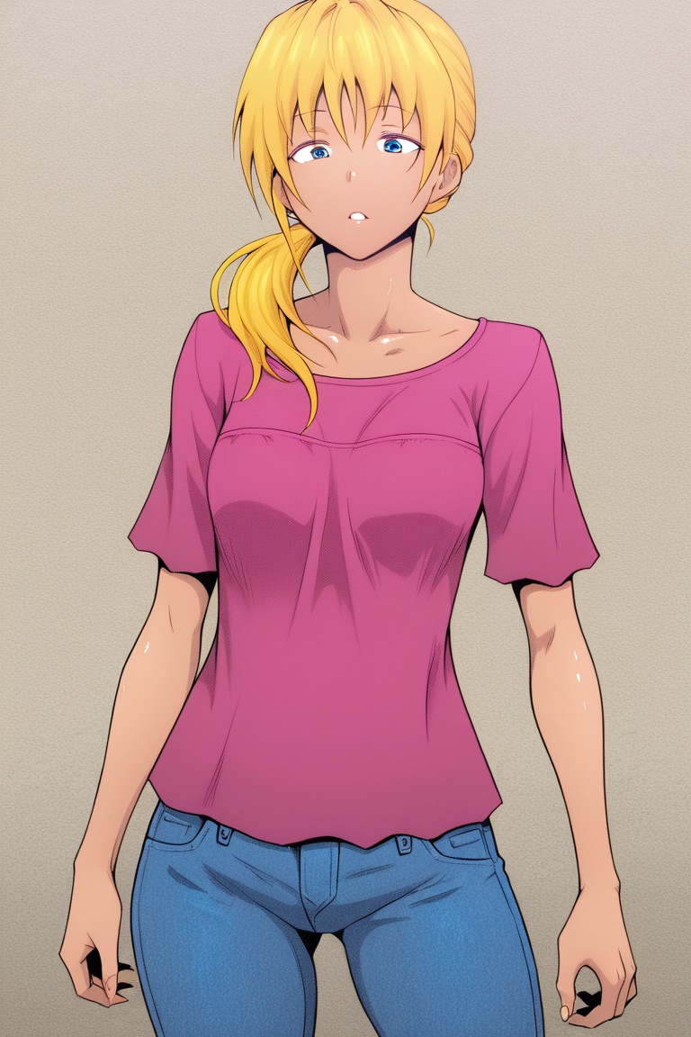 masatomm,  blonde hair,  blue eyes on Tensor.Art