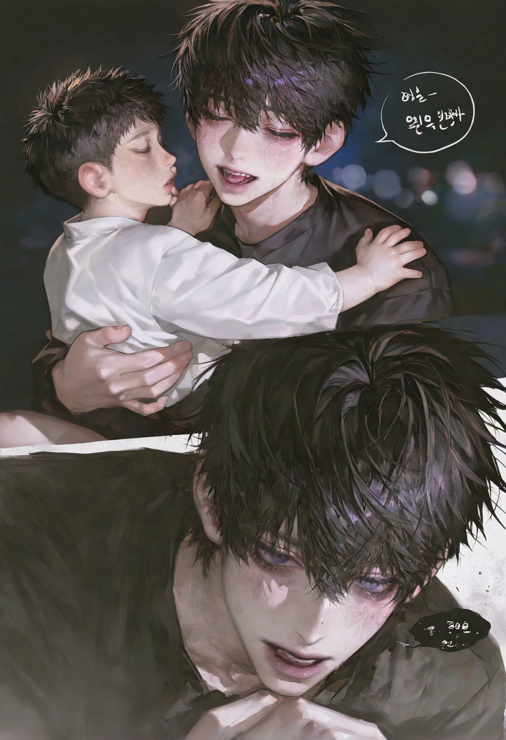 1BOY,  A handsome young man with a clear and gentle face and shiny skin,  handsome face on Tensor.Art