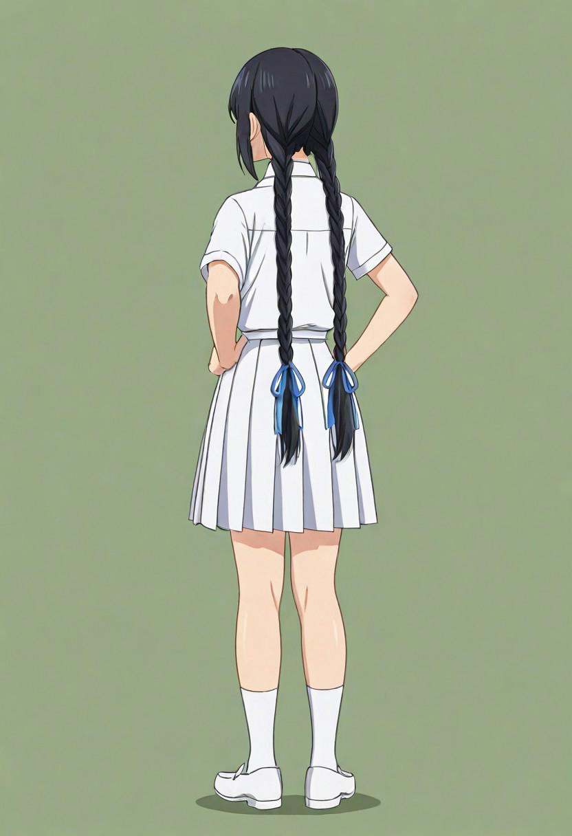 SLSCL,  solo girl,  black hair on Tensor.Art
