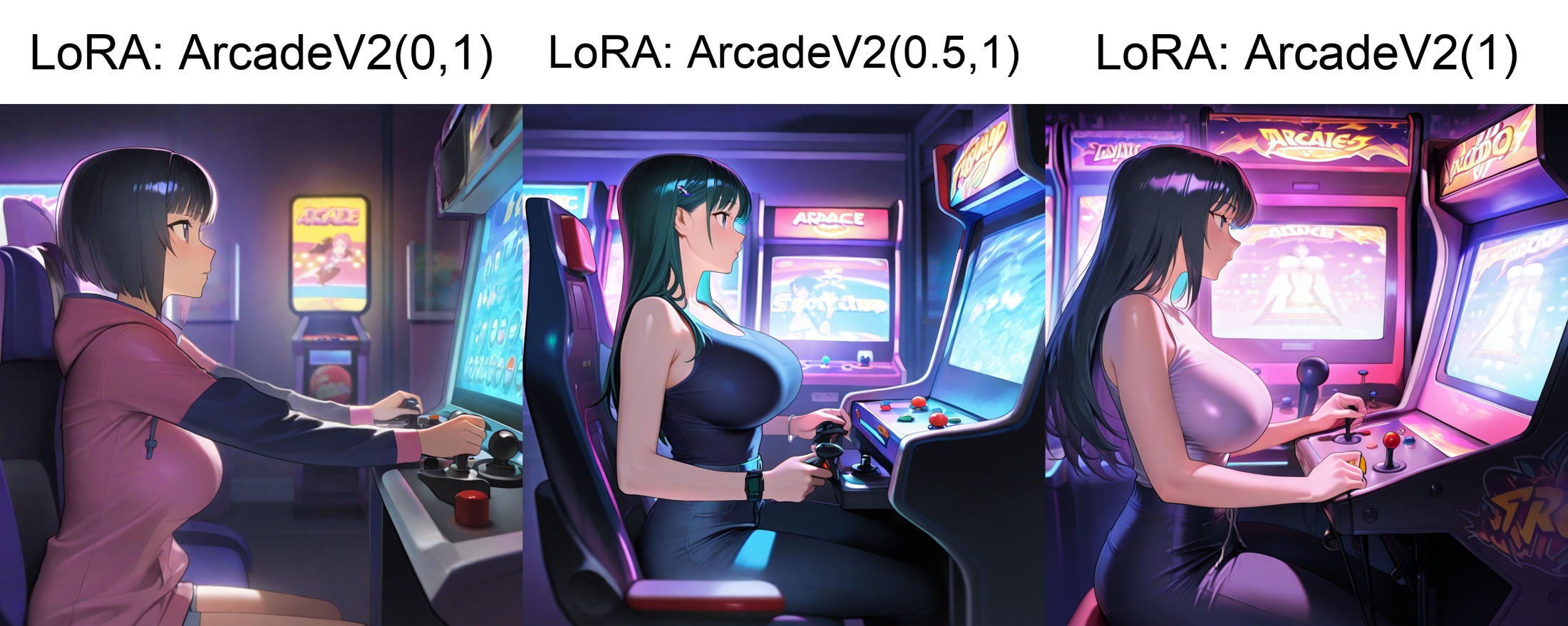 4rc4d3,  arcade cabinet,  monitor on Tensor.Art